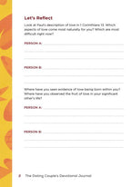 The Dating Couple's Devotional Journal