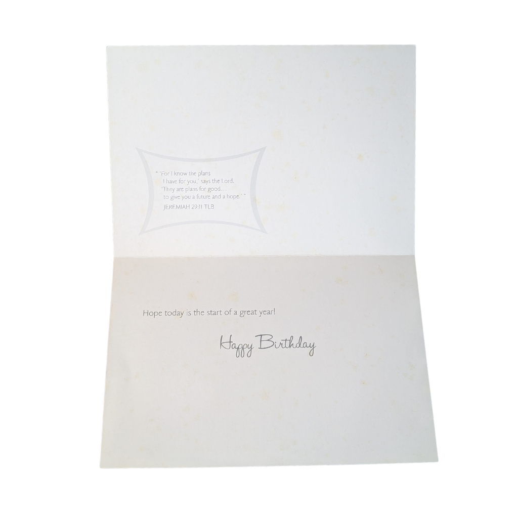 "God's Got Good Things Ahead" Birthday Card | Jeremiah 29:11