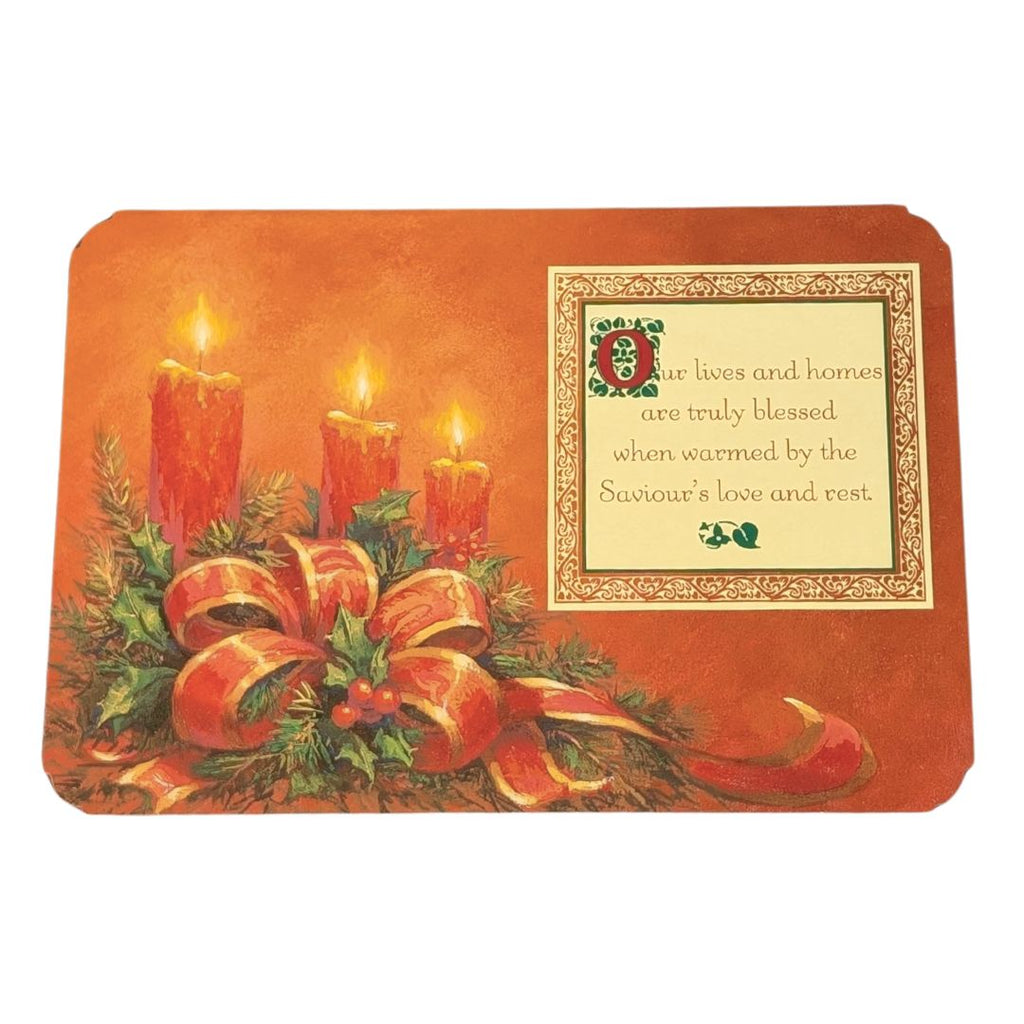 Warmed by the Saviour's Love Christmas Card | Proverbs 3:33 NIV