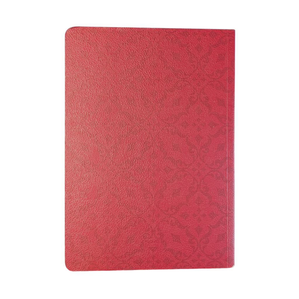 Red & Gold "Walk By Faith" 2 Cor 5:7 Christian Faith Journal
