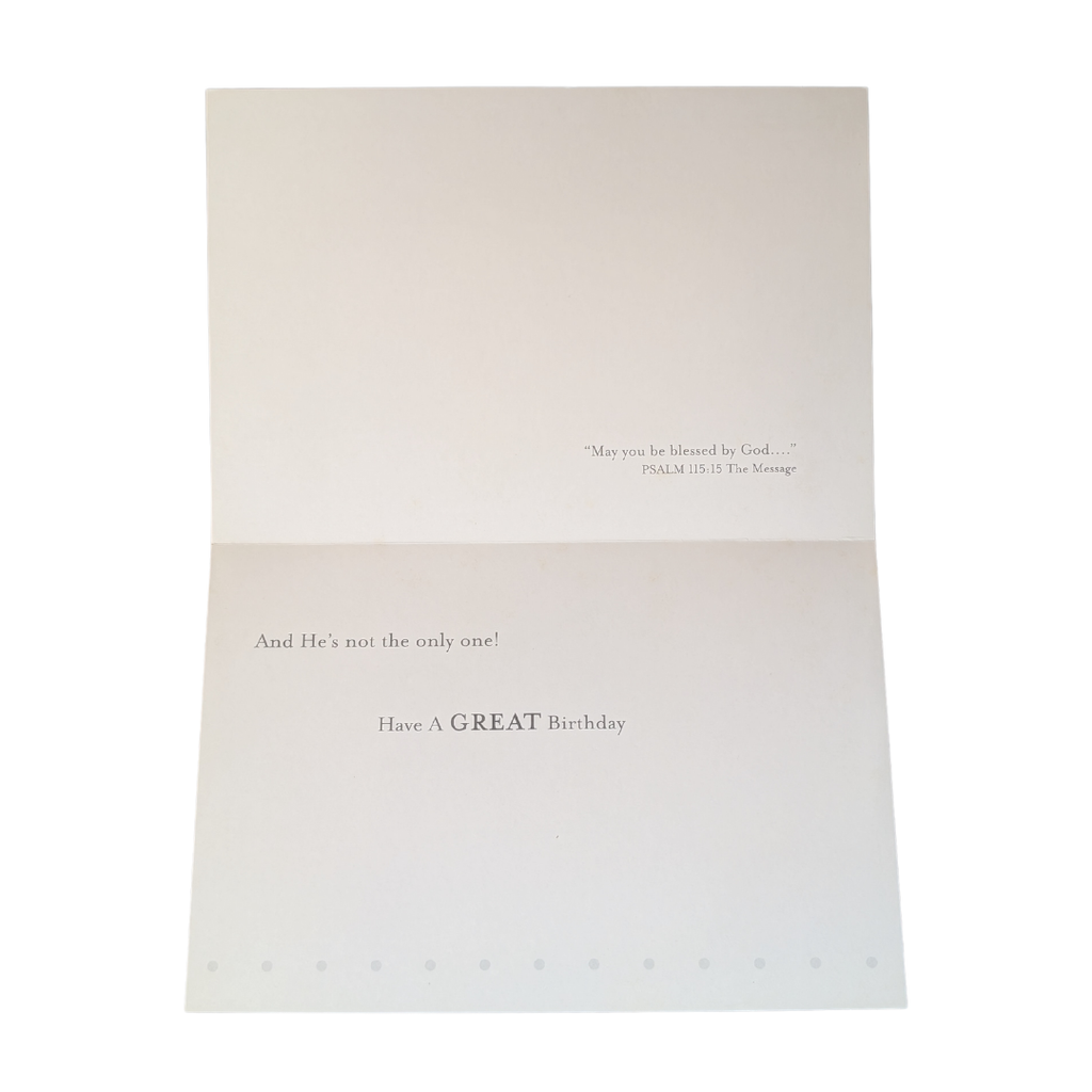 "God Loves You!" Birthday Card | Psalm 115:15 Scripture Message