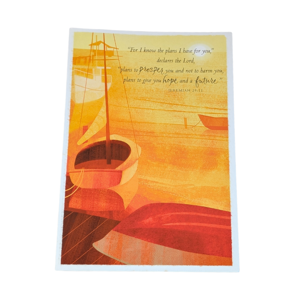 "Hope and a Future" Birthday Card | Jeremiah 29:11 Scripture