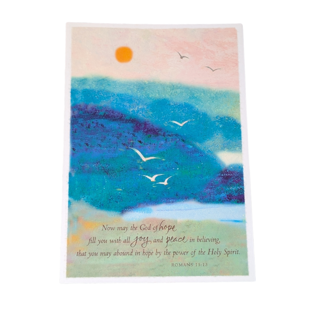 "God of Hope" Birthday Card | Romans 15:13 Scripture Greeting