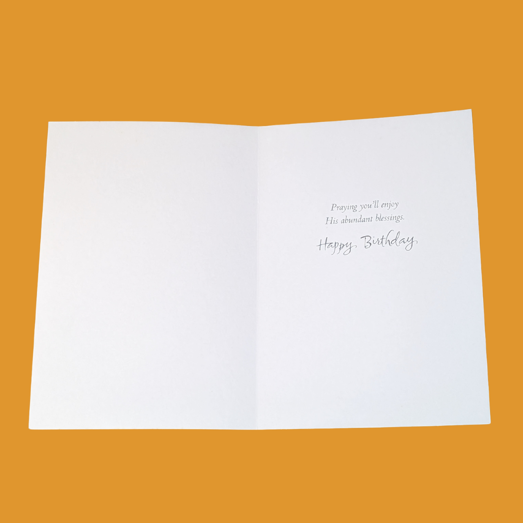 "Oh, the depth of the riches of God!" Birthday Card | Romans 11:33