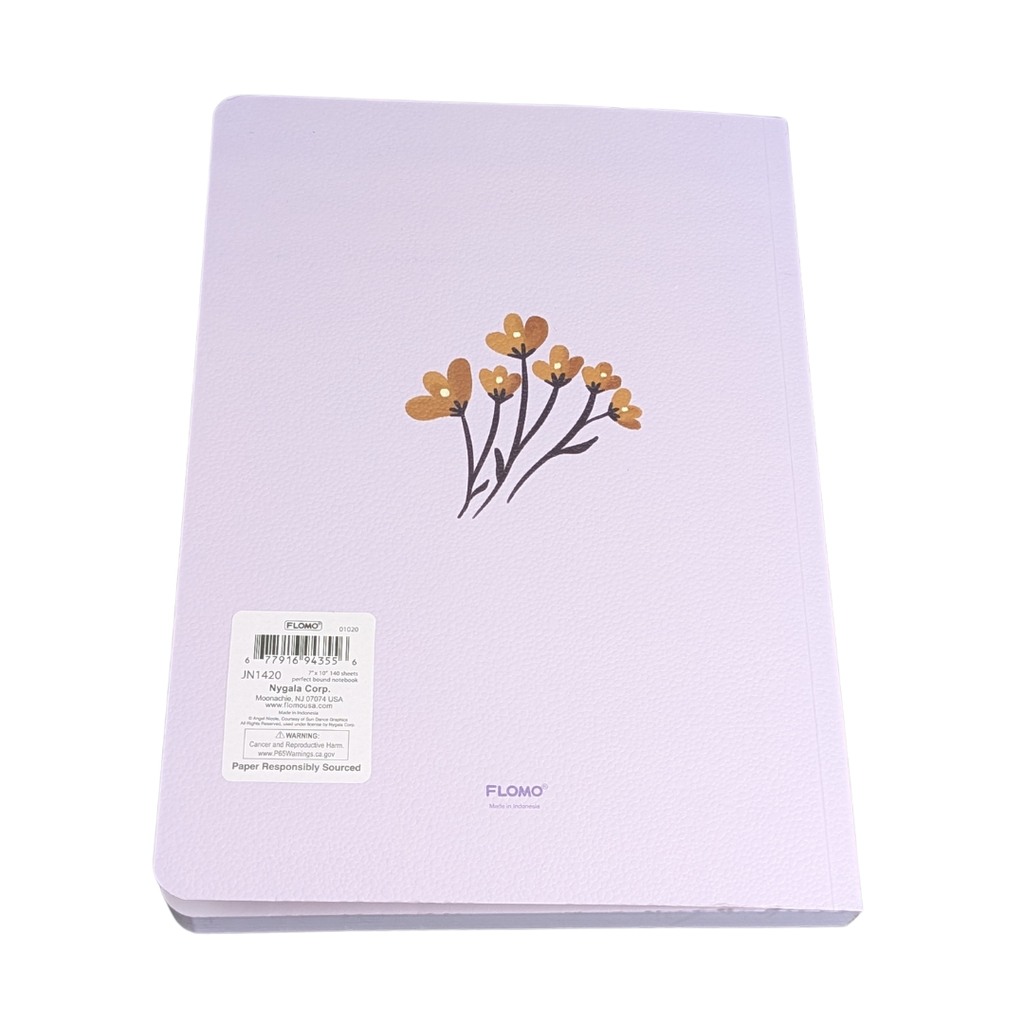 "God Is Always With Me" Devotional Gift Set with Floral "Blessed" Journal & Italian Rose Soap