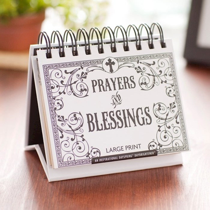 "Prayers & Blessings" Large Print Perpetual Calendar