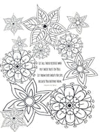 "The Beloved Psalms" Christian Colouring Book | Stress Relief Gift
