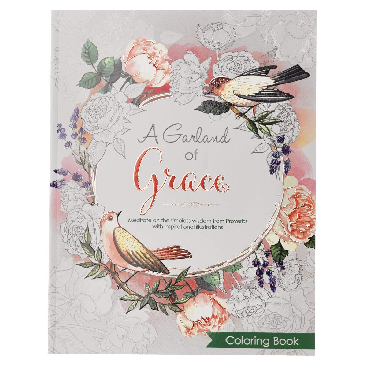 "A Garland of Grace" Devotional Coloring Book | Proverbs Wisdom