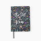 "Be Still & Know" Journal | Floral Hardcover Scripture Gift (Psalm 46:10)