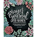 52 Week Prayer Journal for Women | Guided Scripture Devotional Notebook