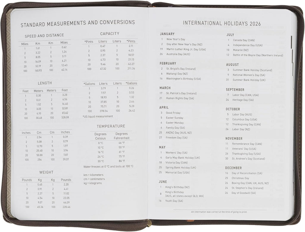 2026 Executive Planner Trust in the Lord