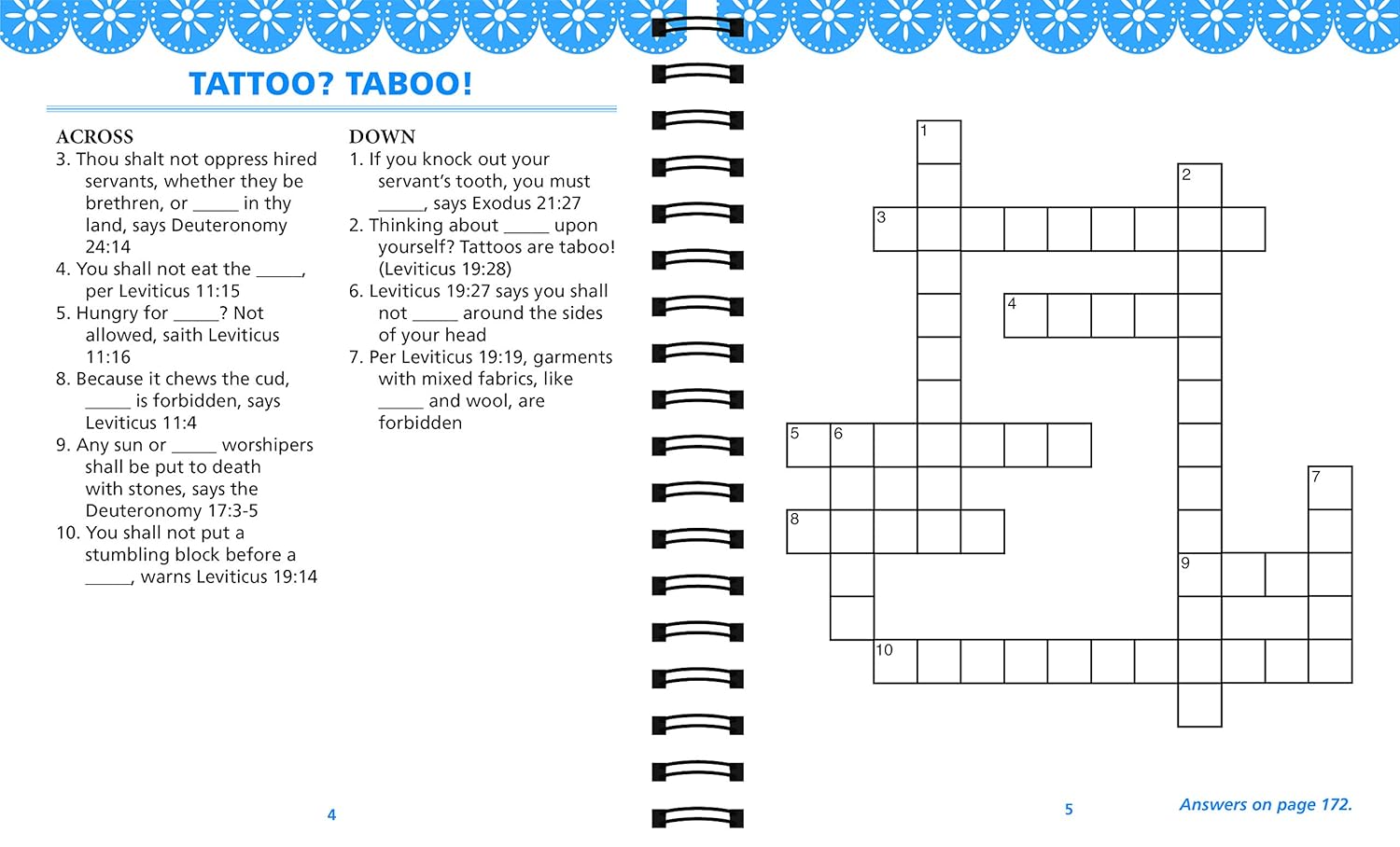 Large Print Bible Crosswords