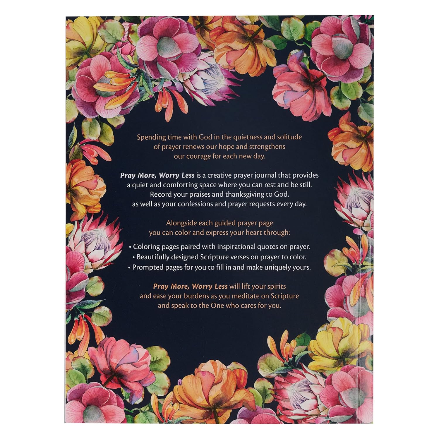 Pray More, Worry Less: Coloring Prayer Journal