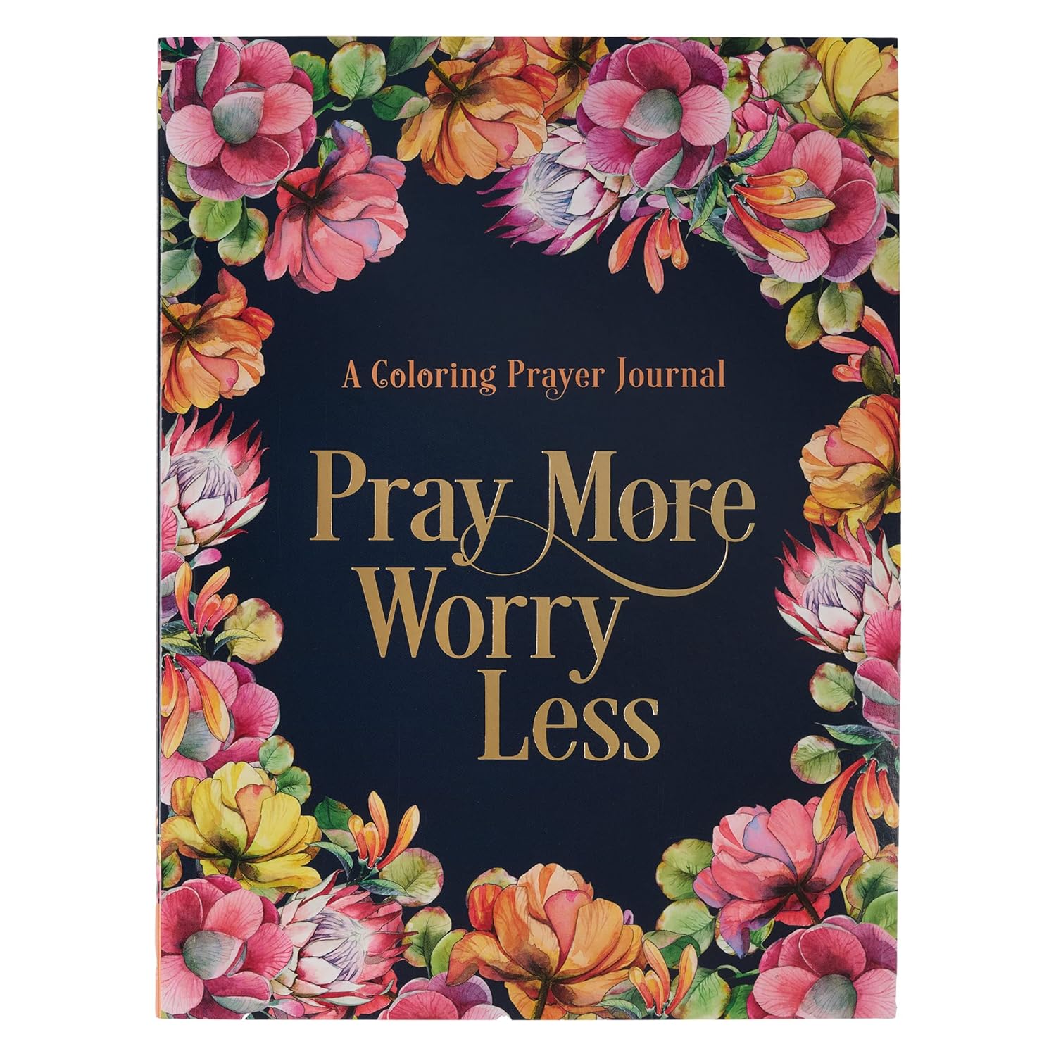 Pray More, Worry Less: Coloring Prayer Journal
