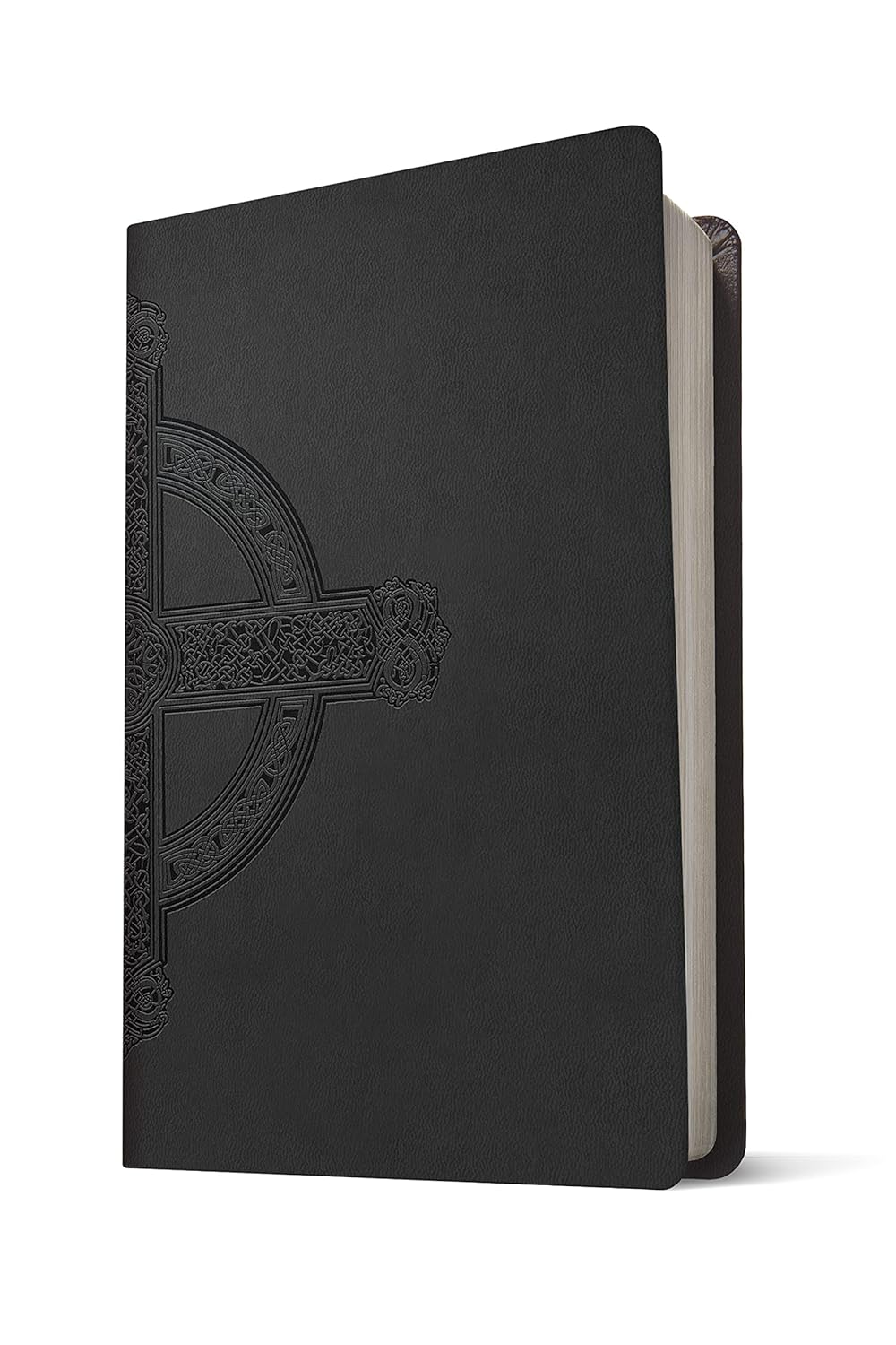 Large Print KJV Bible with Celtic Cross Design & Filament