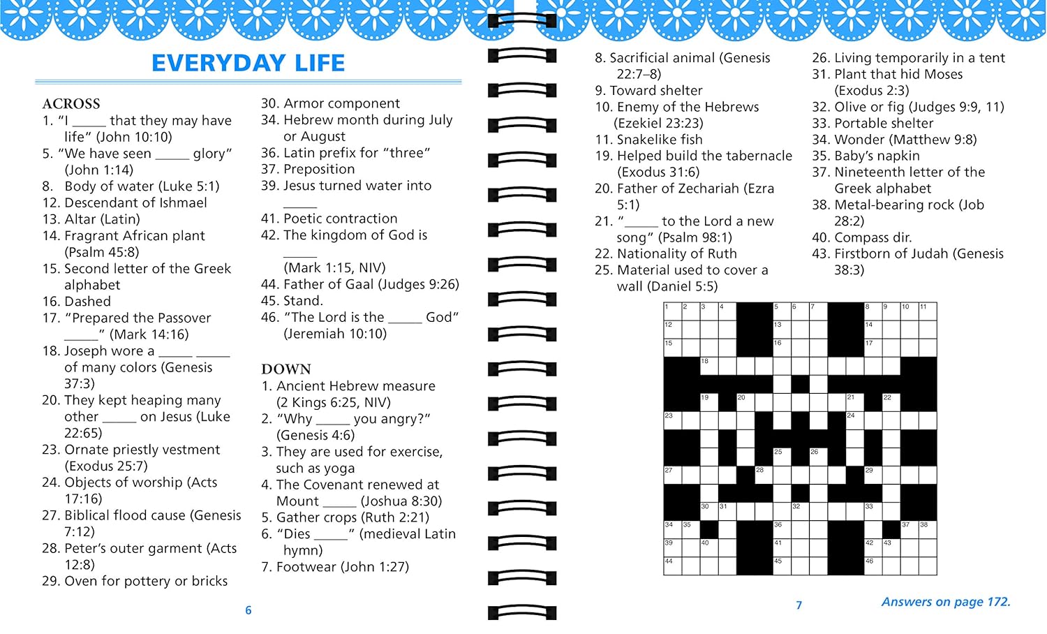 Large Print Bible Crosswords