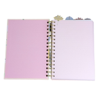 "Be A Light" Spiral Journal with Floral Dividers