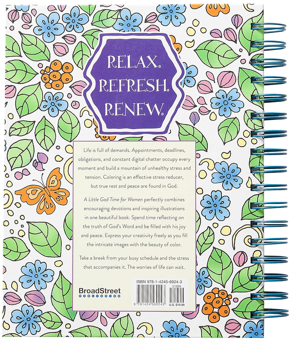 A Little God Time for Women Devotional Colouring Book | Relaxing Gift