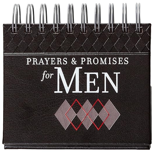 Prayers and Promises for Men Perpetual Flip Calendar |  Daily Devotional Desk Calendar for Him