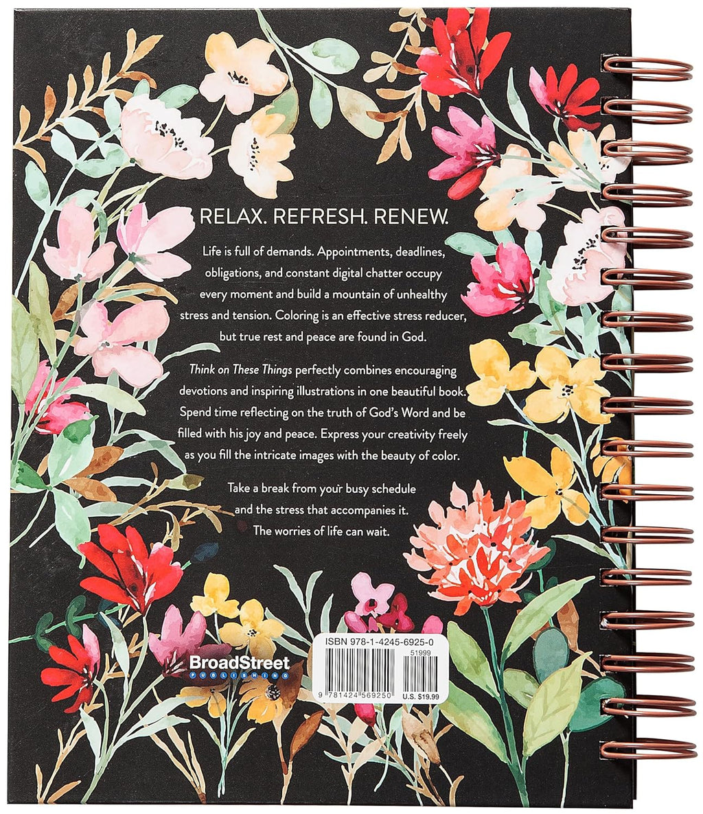 Think on These Things Devotional Colouring Book