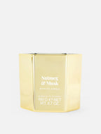 Nutmeg and Musk Scented Gold Candle