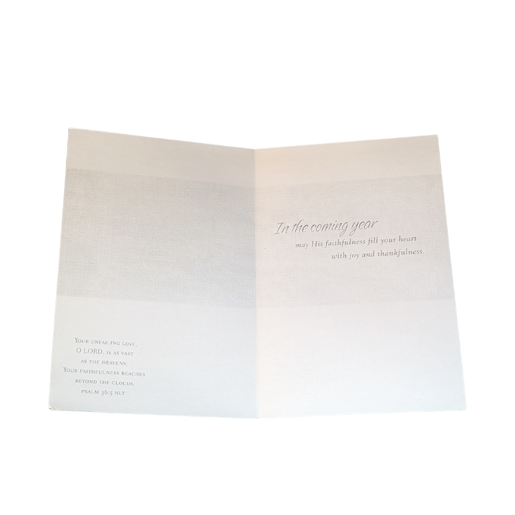 "Your Birthday...His Faithfulness" Birthday Card | Psalm 36:5