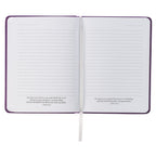 "New Mercies" Purple Handy Size Faux Leather Journal
