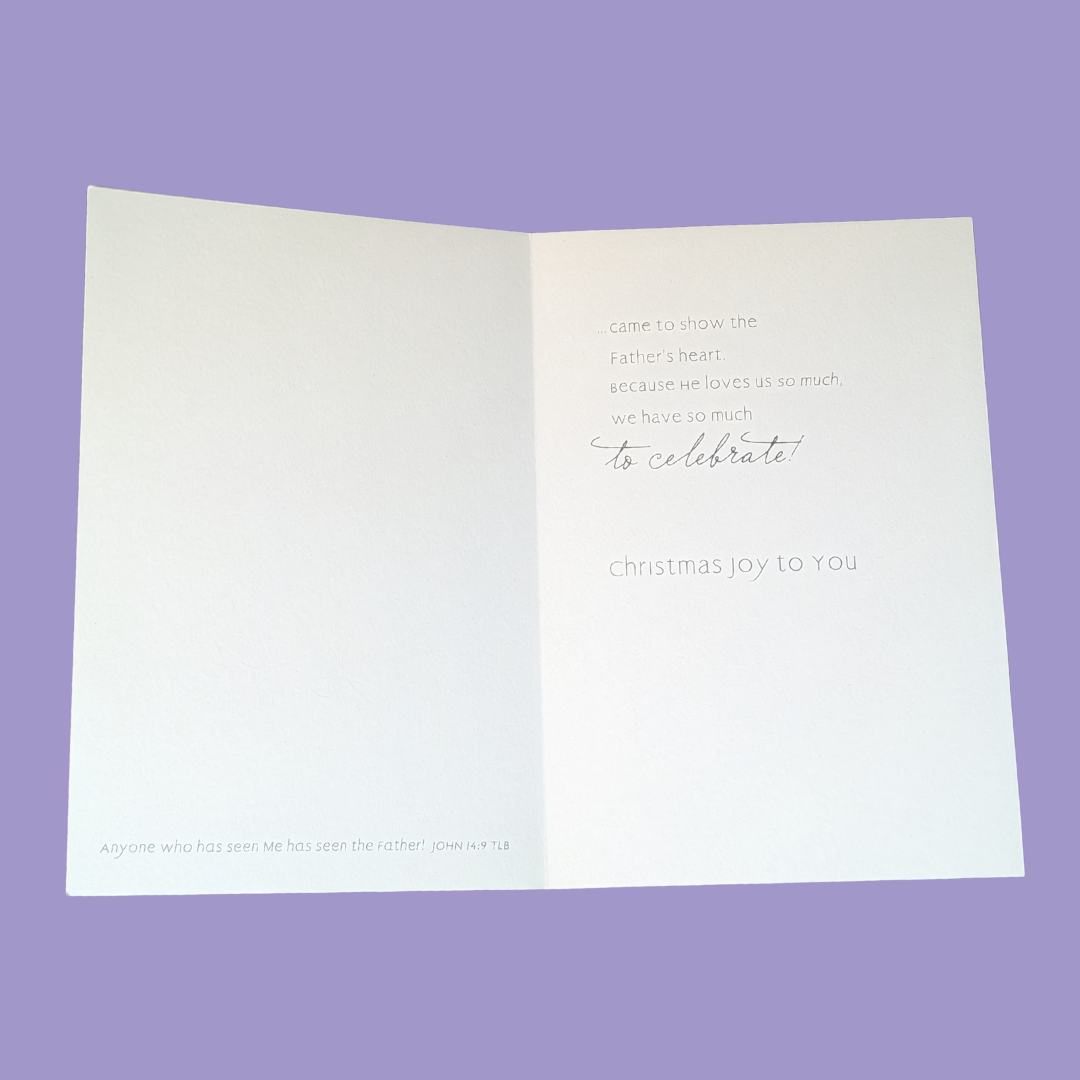 "Jesus from the very start" Christmas Card | John 14:9 Greeting