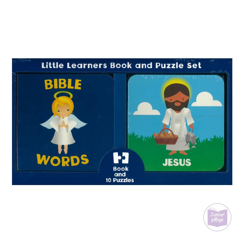 Little Learners Book and Puzzle Set - Bible Words