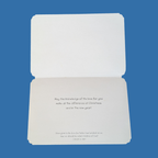 Warmed by the Saviour's Love Christmas Card | Proverbs 3:33 NIV