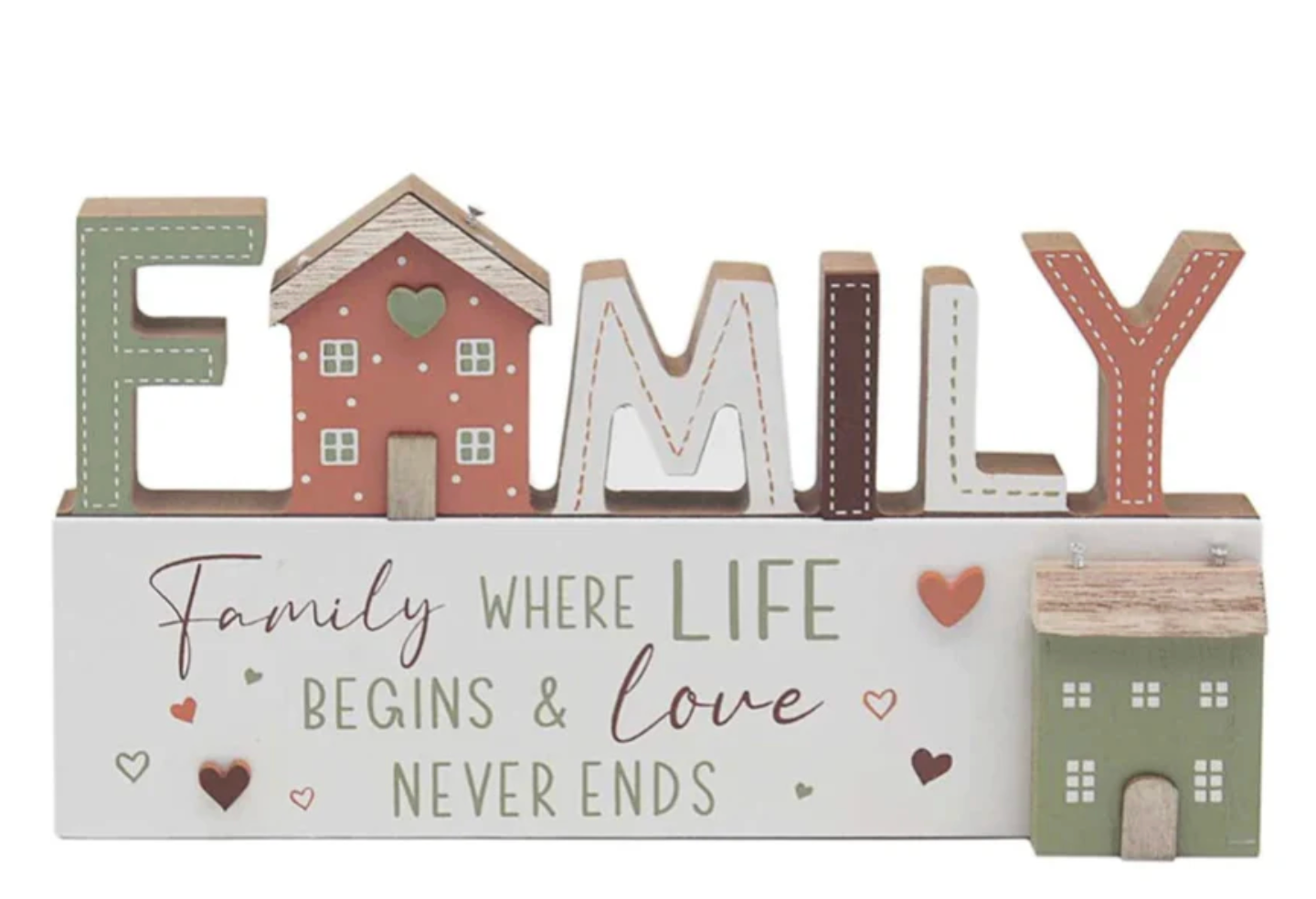 Family Standing Plaque