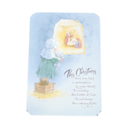 "This Christmas Worship the Lamb of God" Nativity Card | 1 Timothy 1:17