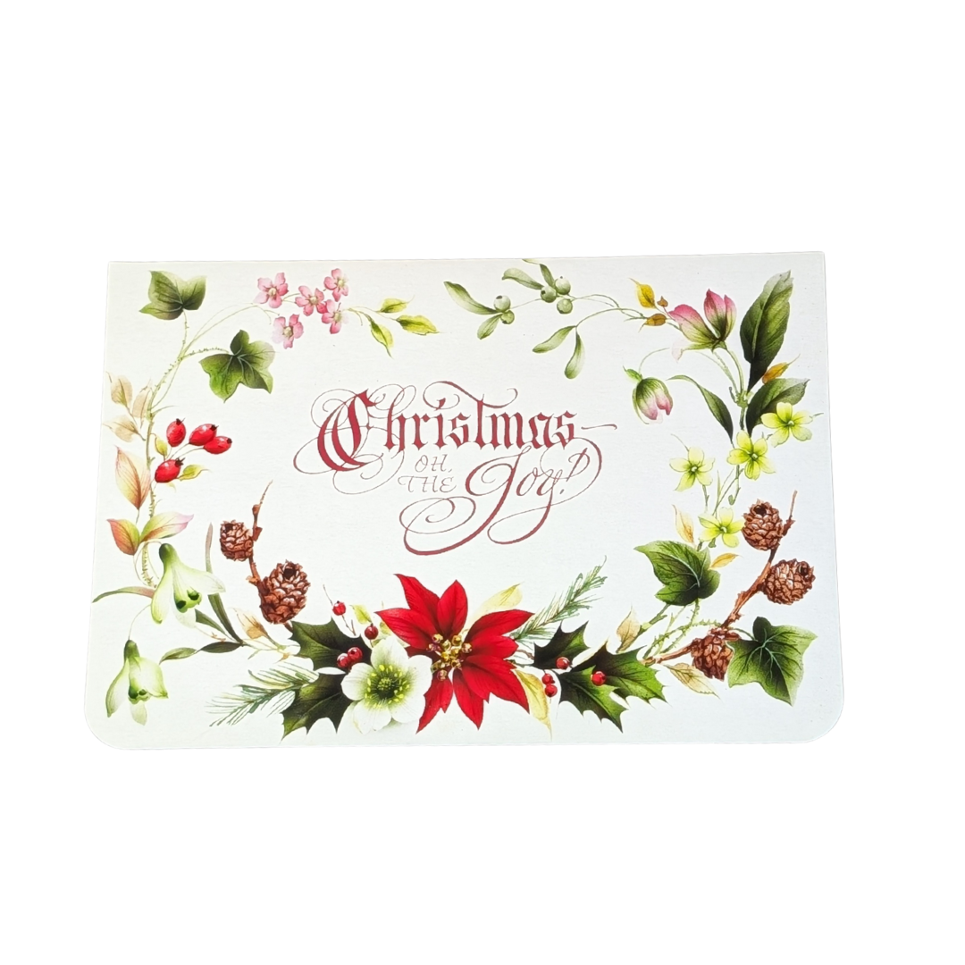 "Christmas oh the Joy" Greeting Card | Psalm 81:4