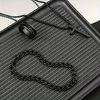 3pcs Men's Cross Chain Set