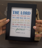 Luxury African Christian Gift Basket with Kaftan Fabric & Prayer Frame