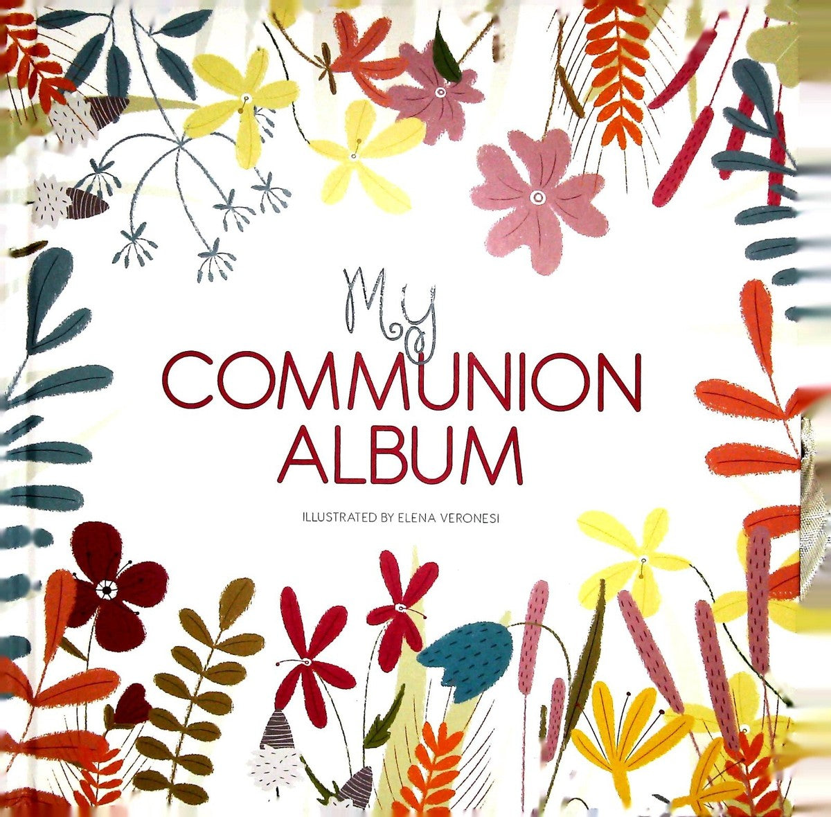 "My Communion Album" Floral Illustrated Keepsake Book | First Eucharist Gift