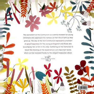 "My Communion Album" Floral Illustrated Keepsake Book | First Eucharist Gift